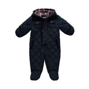 S Rothschild Plaid Trim Quilted Barn Pram Snowsuit